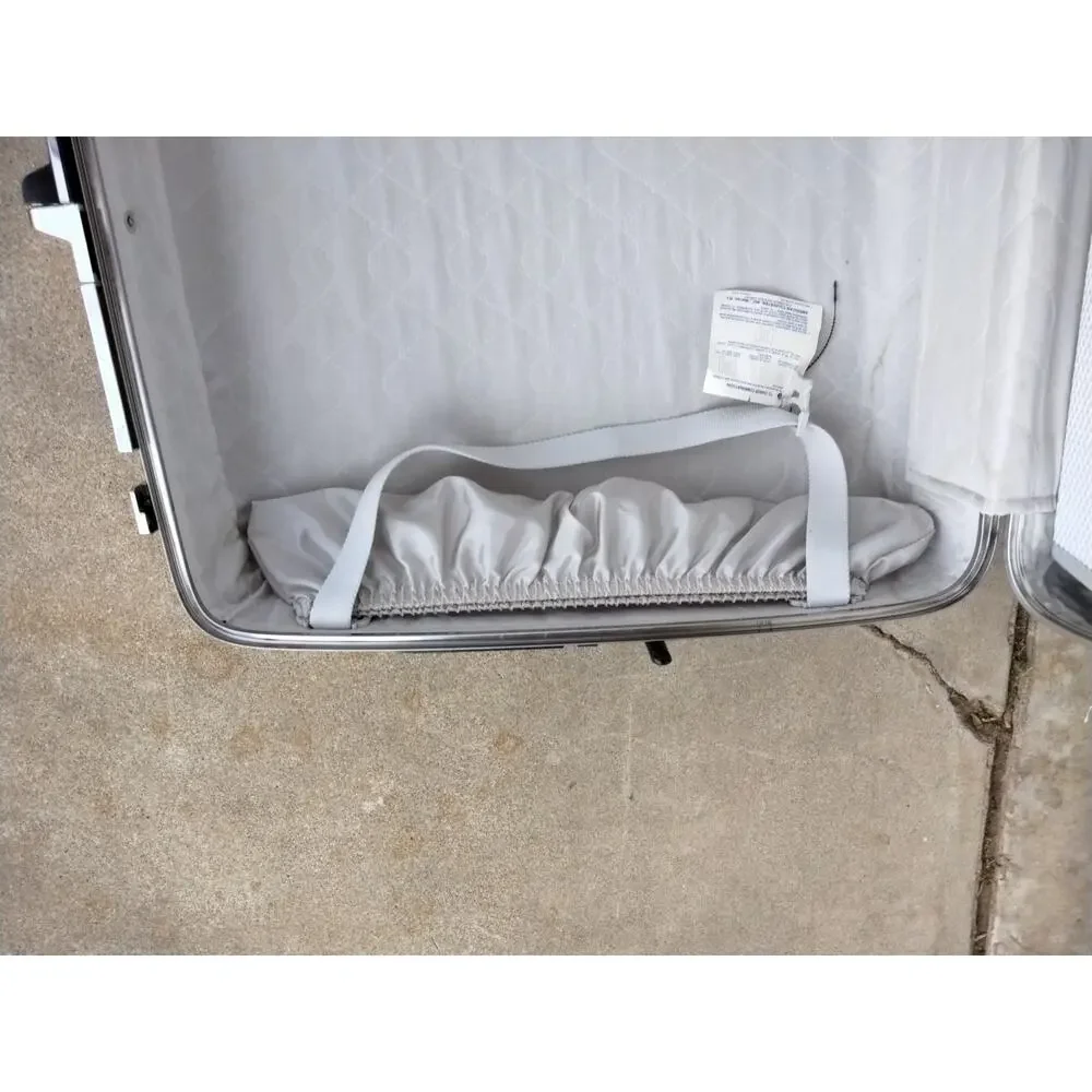 Vintage American Tourister Tiara Ice Blue Large Suitcase Hard Luggage
